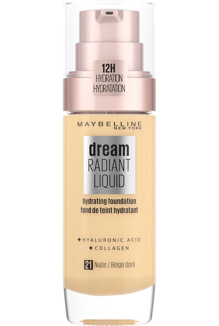 Maybelline - Dream Radiant Liquid Foundation - 21 Nude