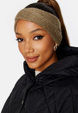 Pieces Jeslin Wool Headband Fossil One size