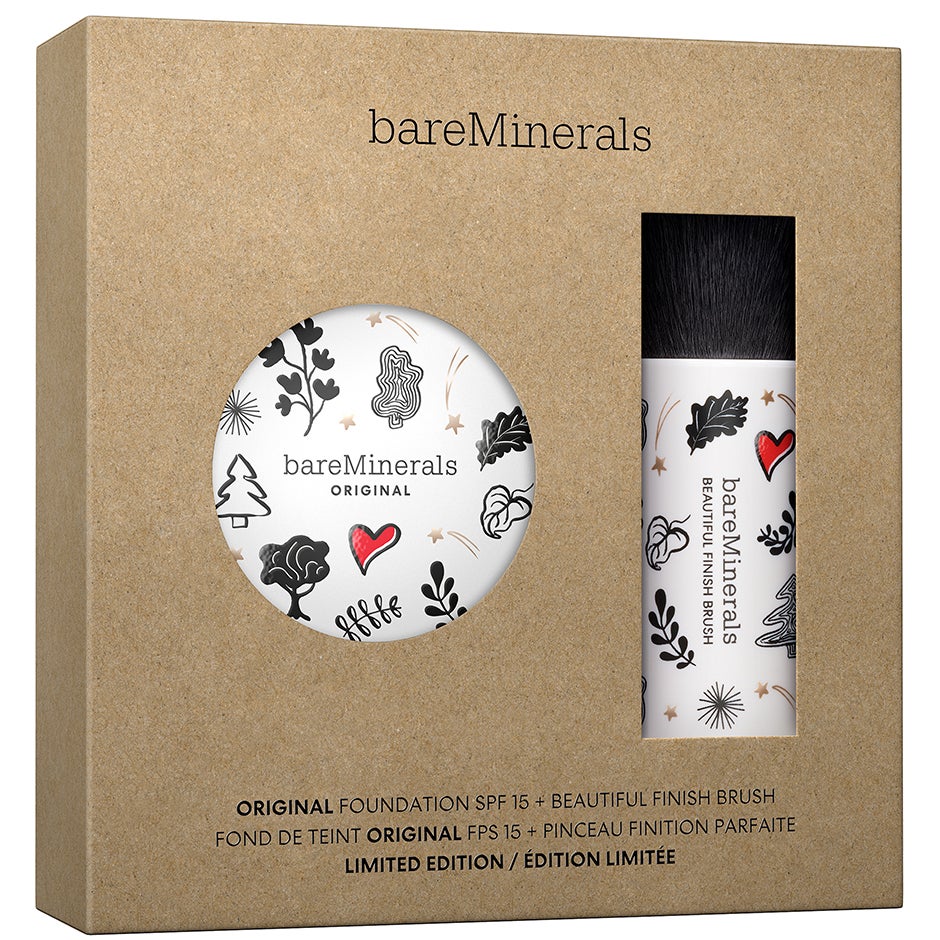 Original Foundation & Brush Kit Medium Beige, bareMinerals Meikkivoiteet