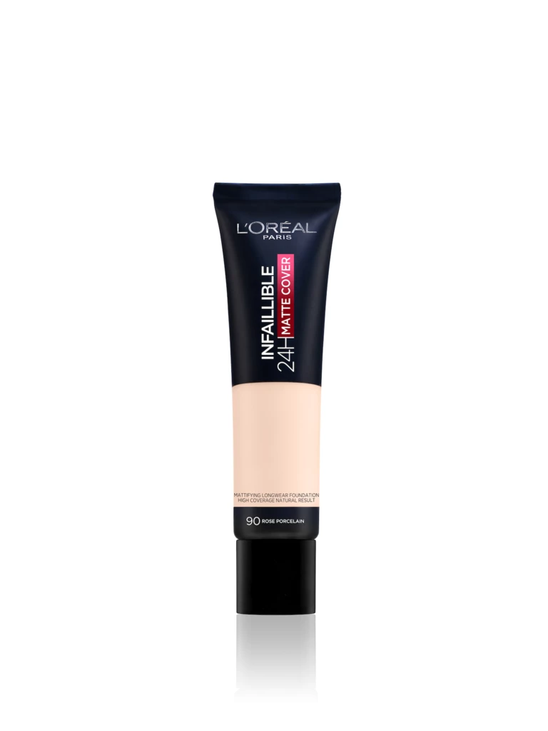 Infaillible 24H Matte Cover Foundation 90 Rose Porcelaine
