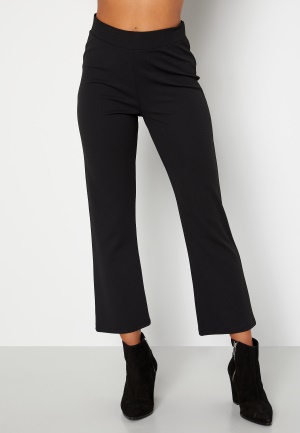 BUBBLEROOM Sherin soft kickflare trousers Black XS
