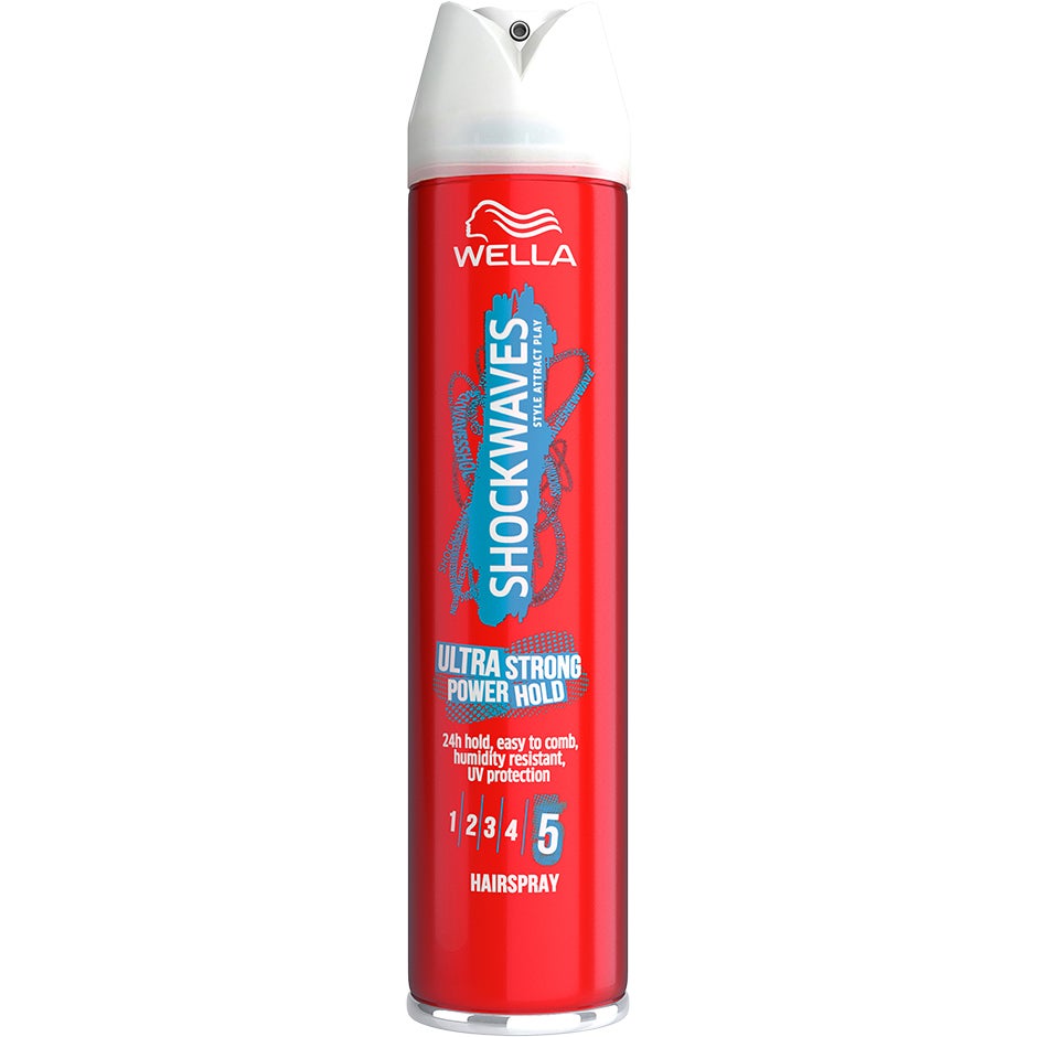 Wellashockwaves Ultra Strong Hold Hair Spray, 250 ml Wella Styling Muotoilutuotteet