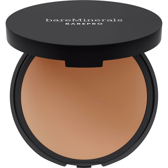 BarePro 16-Hour Skin-Perfecting Powder Foundation Medium Deep 40 Cool