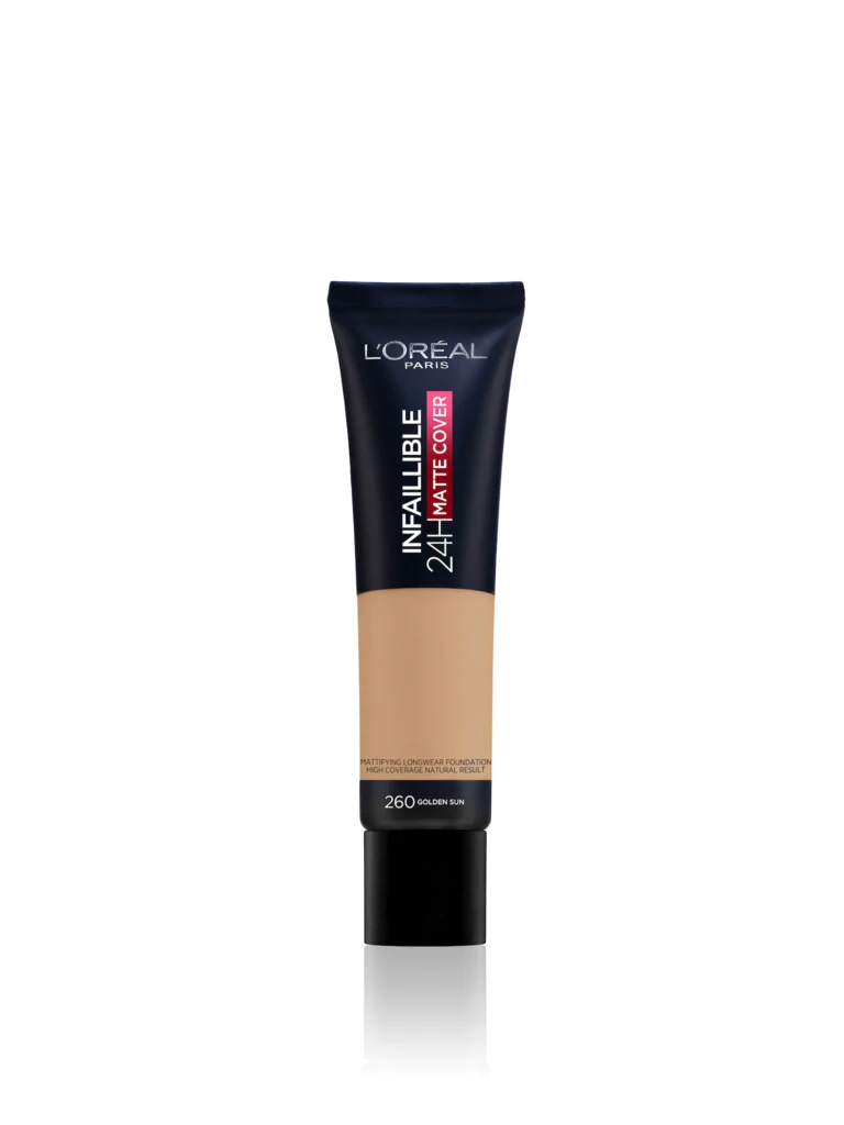 Infaillible 24H Matte Cover Foundation 260 Golden Sun