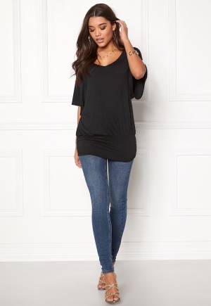 Happy Holly Sussie top Black 36/38