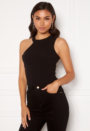 Chiara Forthi Gwen rib singlet Black XS