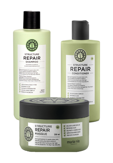 Maria Nila - Structure Repair Shampoo 350 ml + Maria Nila - Structure Repair Conditioner 300 ml + Maria Nila - Structure Repair Masque 250 ml