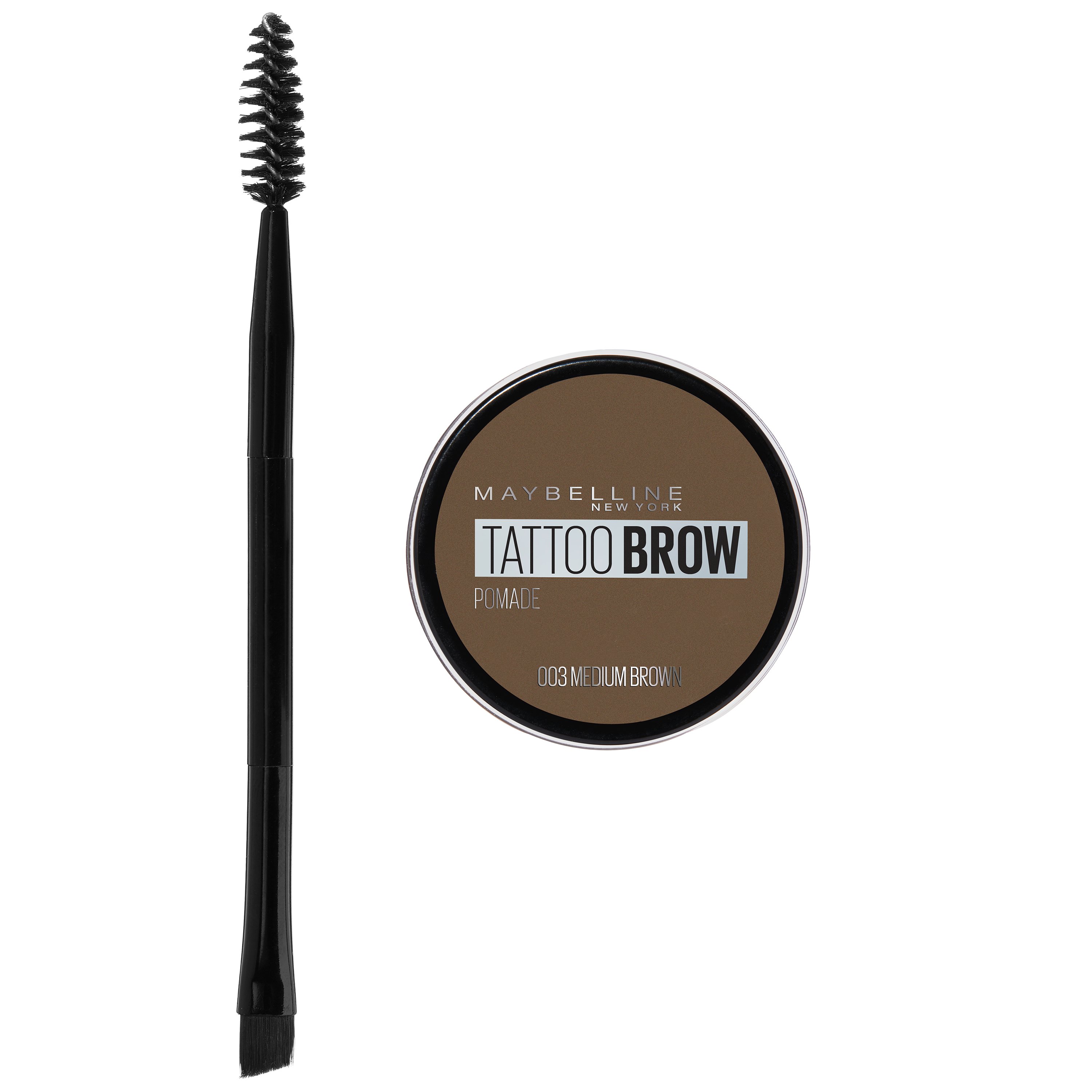 Maybelline - Tattoo Brow Pomade Pot - 03 Medium Brown