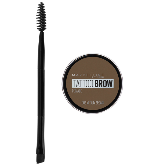 Maybelline - Tattoo Brow Pomade Pot - 03 Medium Brown