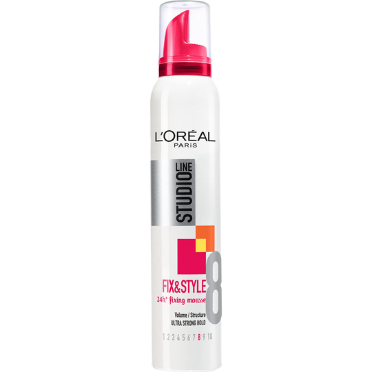 Studio Line Fix & Style Fixing Mousse Ultra Strong, 200 ml L'Oréal Paris Muotovaahdot