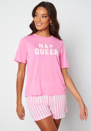 Pieces Alma Night Set Lilac Chiffon L