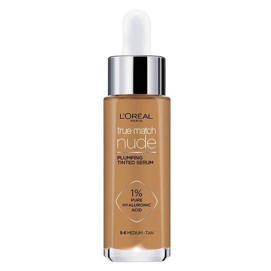 L'Oréal - True Match Nude Plumping Tinted Serum - Medium-Tan 5-6