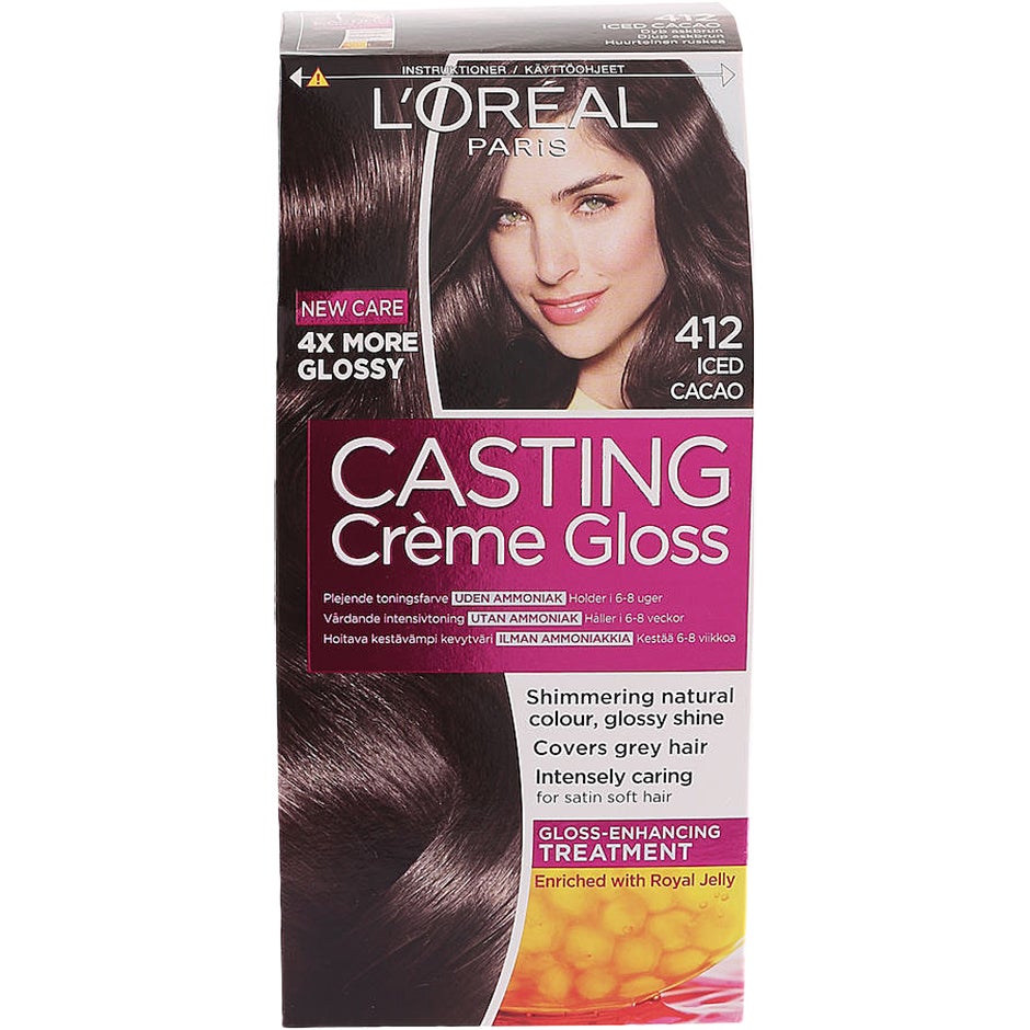 L'Oréal Paris Casting Crème Gloss 412 Iced Cacao, L'Oréal Paris Hiusvärit