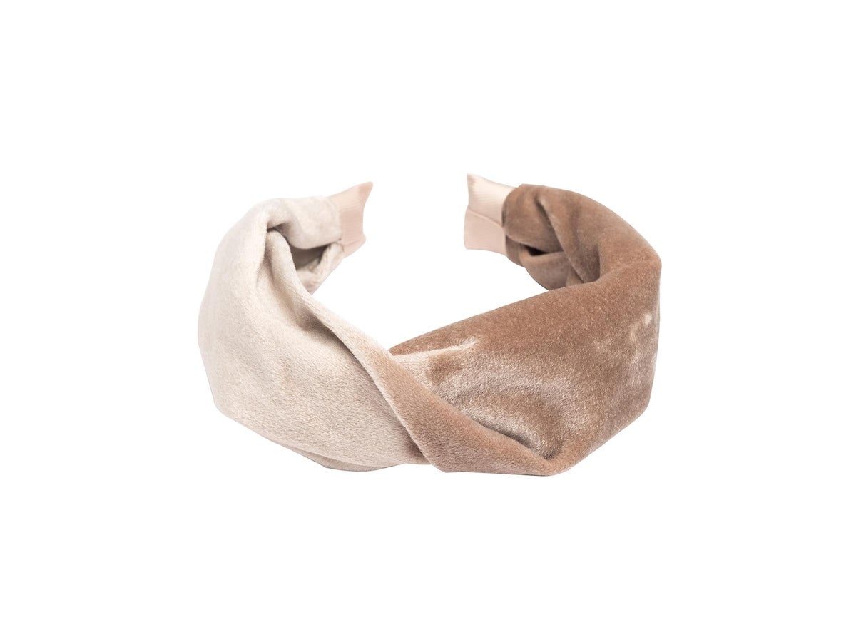 Velor Folded hair hoop, Dark Hiuslenkit & hiusnauhat