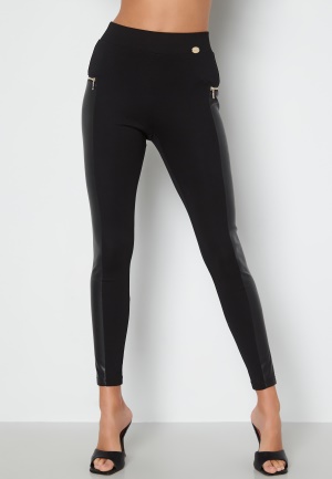 Chiara Forthi Pamina coated leggings Black M