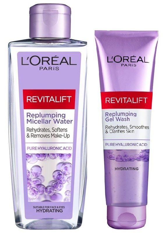 L'Oréal Paris - Revitalift Micellar Water 200 ml + Gel Wash 150 ml