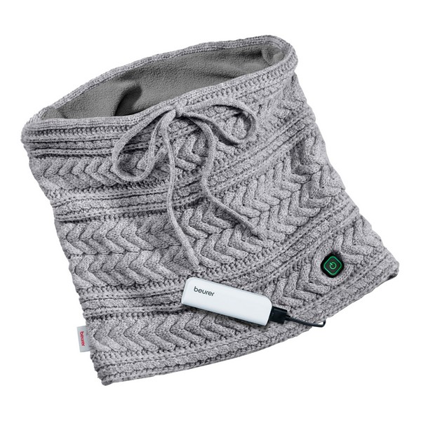 Ladattava lämmitetty huivi Beurer HK37 3.6W 2500 mAh (35 x 29 cm) Harmaa