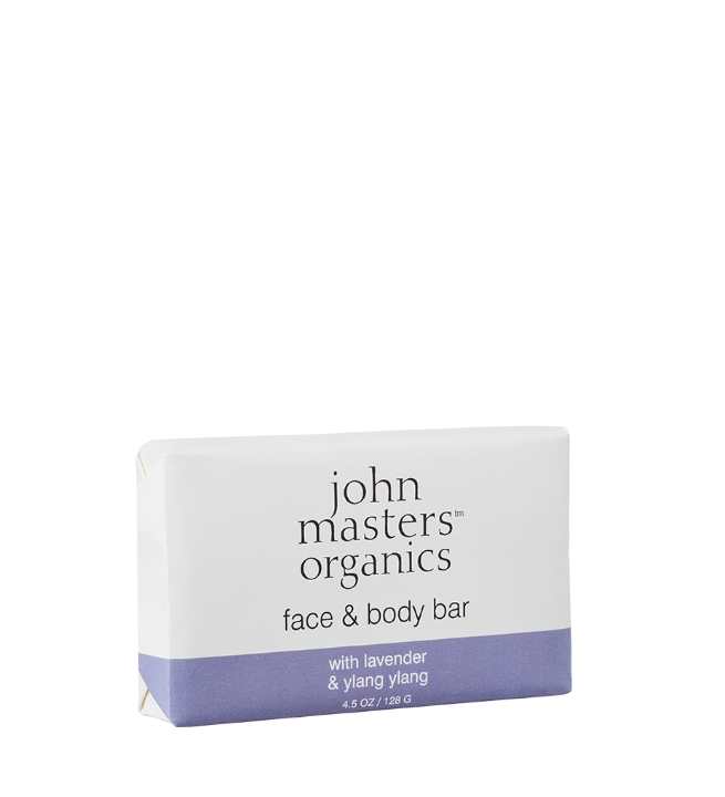 John Masters Organics - Face&Body Bar w. Lavender&Ylang Ylang 128 g