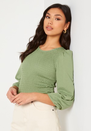 JDY Sindi L/S Smock Top Basil M