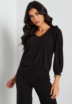 VERO MODA Boletta 3/4 Top Black S