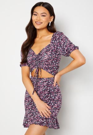 BUBBLEROOM Louisiana puff sleeve top Floral L