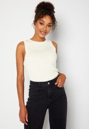 BUBBLEROOM Noelia knitted vest Cream L