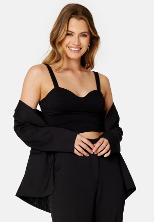 BUBBLEROOM Vedalia bustier top Black L