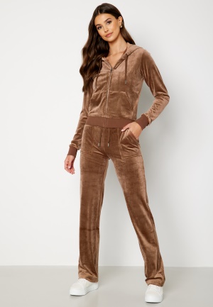 Juicy Couture Del Ray Classic Velour Pant Acorn XL