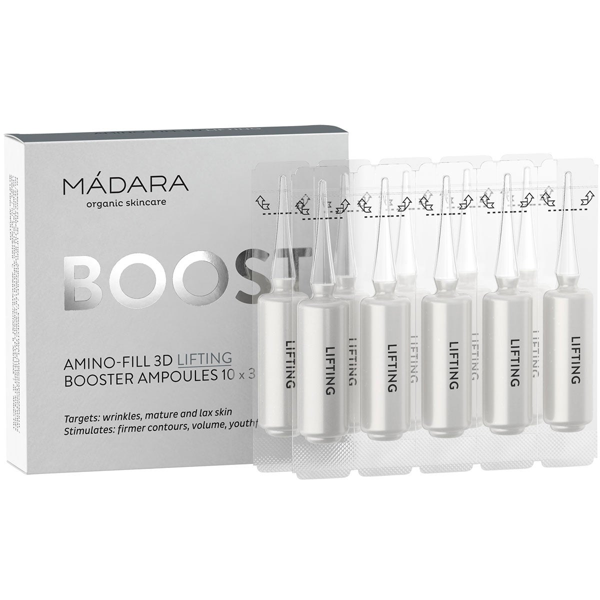 Madara Amino-Fill 3D Lifting Ampoules, MÁDARA ecocosmetics Seerumit & öljyt