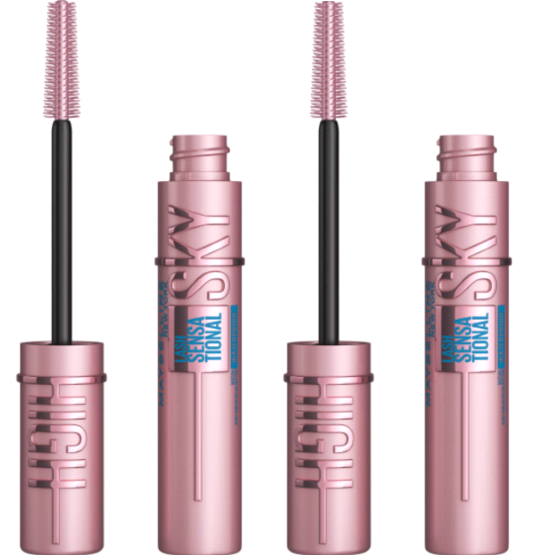 Maybelline - 2 x Lash Sensational Sky High Mascara - Very Black Waterproof