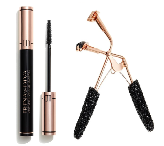 Irina The Diva - Diva Lash Curler + Very Vixen Volume Mascara - 001 Black