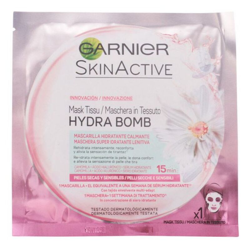 Rauhoittava naamio Skinactive Hydrabomb Garnier(Määrä 1 Kappale)