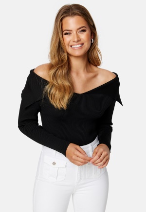 Trendyol Zoey Off Shoulder Top Black M