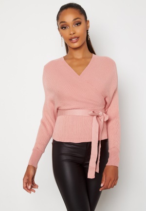 Blue Vanilla Double V Rib Jumper Dusty Pink S (UK10)