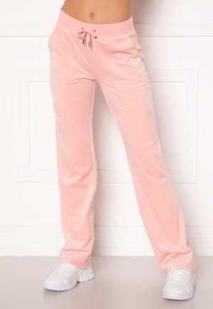 Juicy Couture Del Ray Classic Velour Pant Pale Pink M