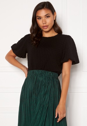 ONLY Randy S/S Puff Sleeve Top Black XS