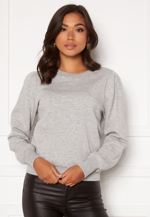 Happy Holly Veronica puff top Light grey melange 52/54