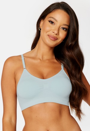 MAGIC Bodyfashion Comfort Bra Spaghetti Straps Bamboo Soft Blue M