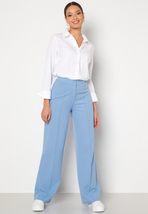 BUBBLEROOM Hilma soft suit trousers Blue M