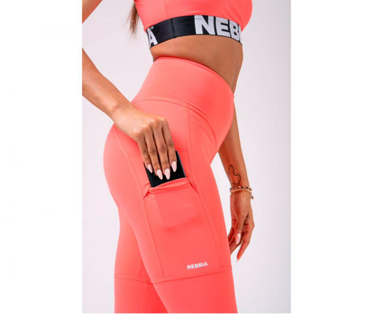 NEBBIA High waist Fit&Smart leggings 505, Peach