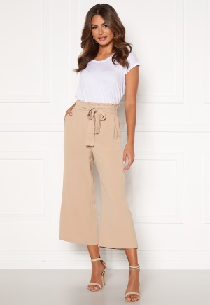 VILA Rasha HW Cropped Wide Pant Nomad 44