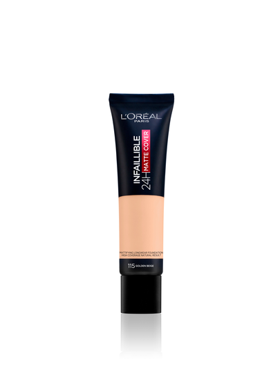 L'Oréal - Infaillible 24H Matte Cover Foundation - 115 Golden Beige