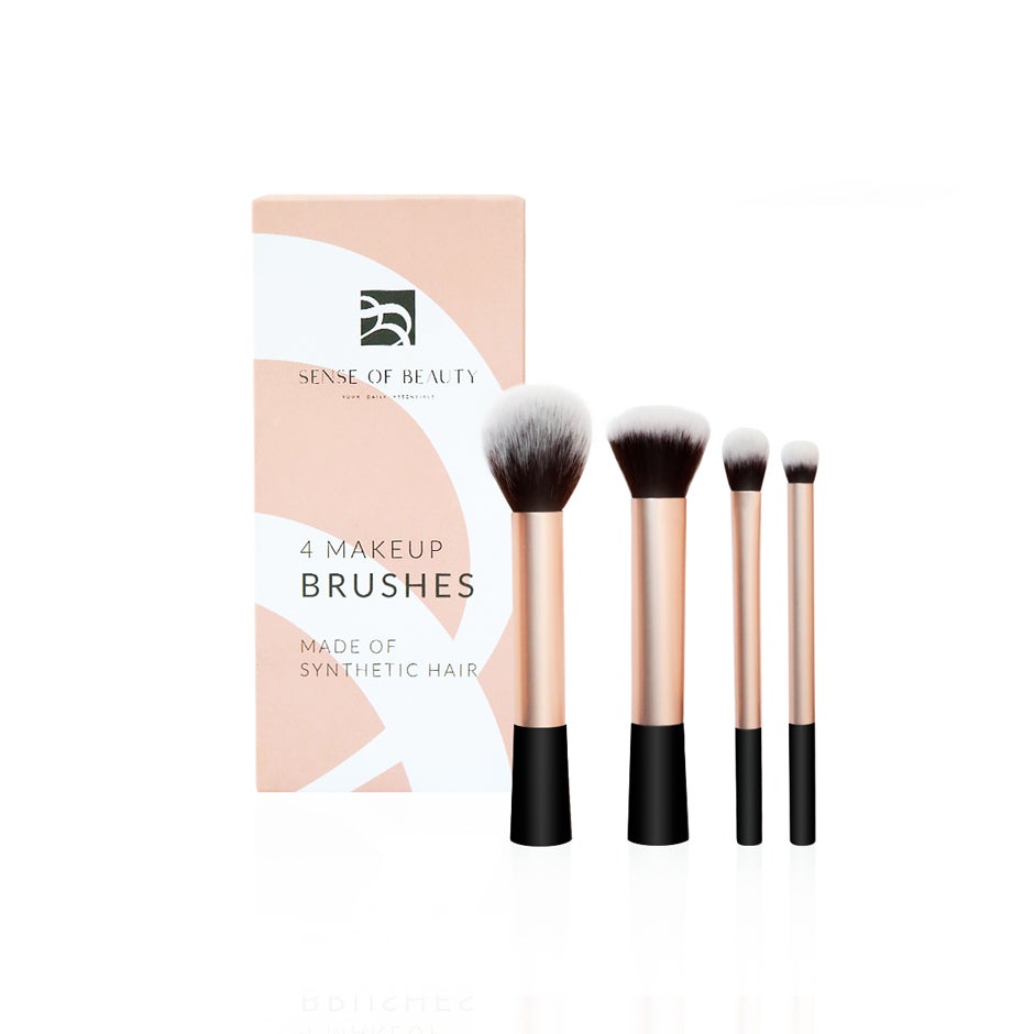 4 Makeup Brushes, Sense Of Beauty Siveltimet