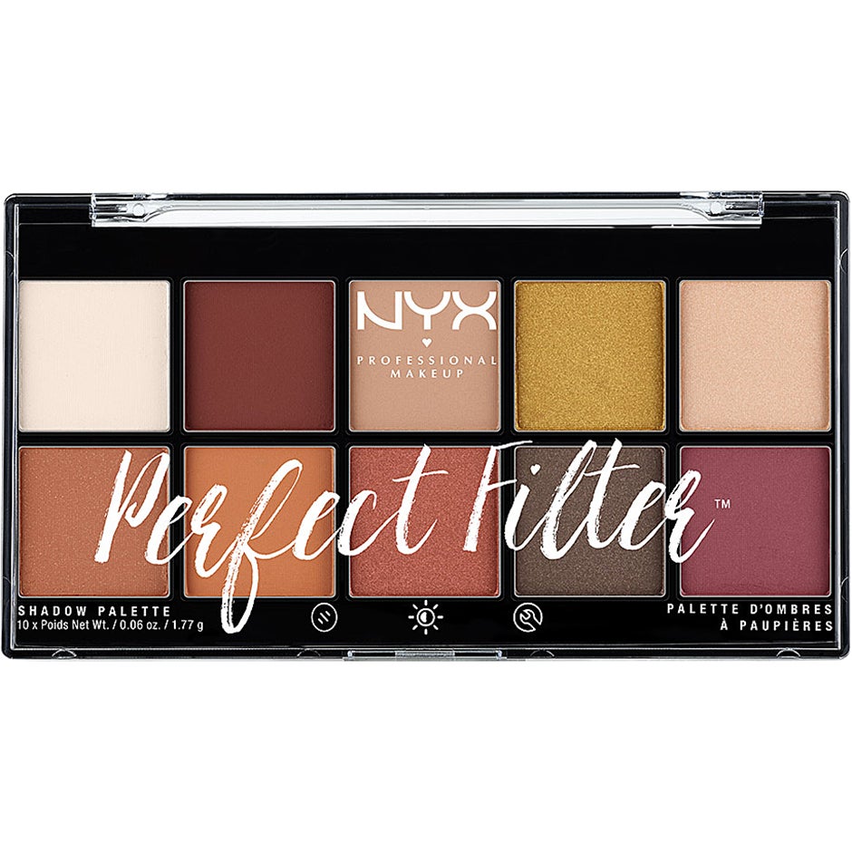 Perfect Filter Shadow Palette, NYX Professional Makeup Luomiväripaletit