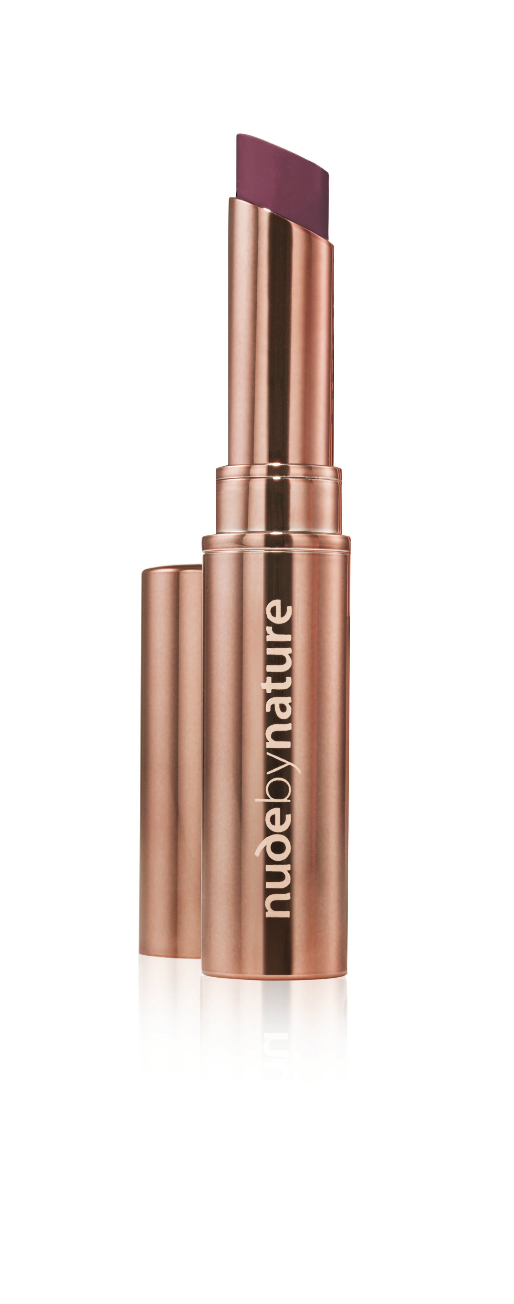 Nude by Nature - Creamy Matte Lipstick - 10 Aubergine
