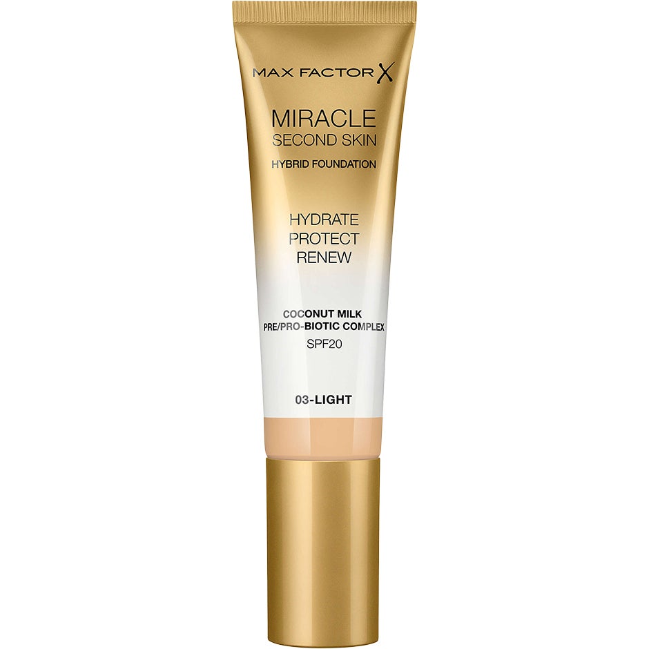 Miracle Second Skin Hybrid Foundation, Max Factor Meikkivoiteet