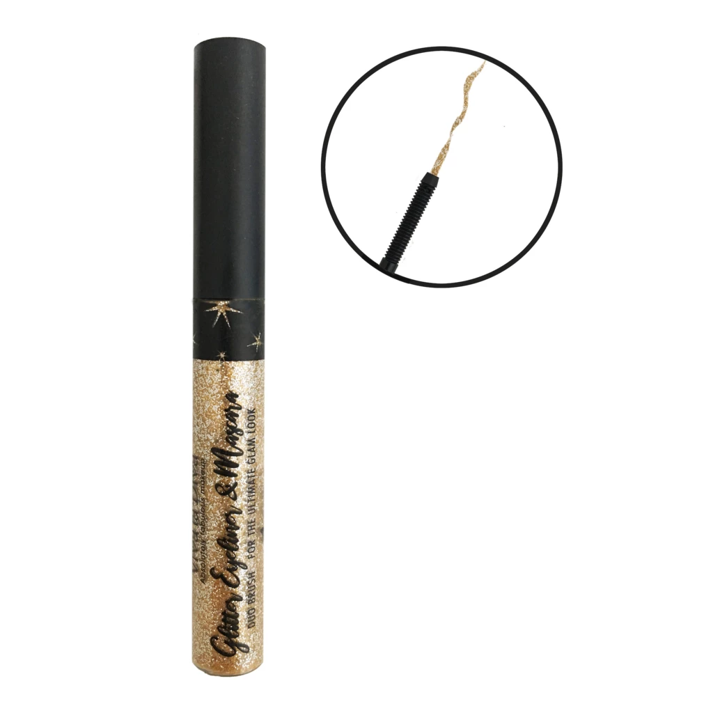Glitter Eyeliner & Mascara Gold