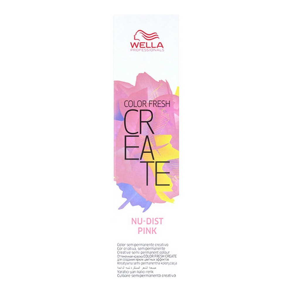 Puolipysyvä sävy Color Fresh Create Nudist Wella Pinkki (60 ml)