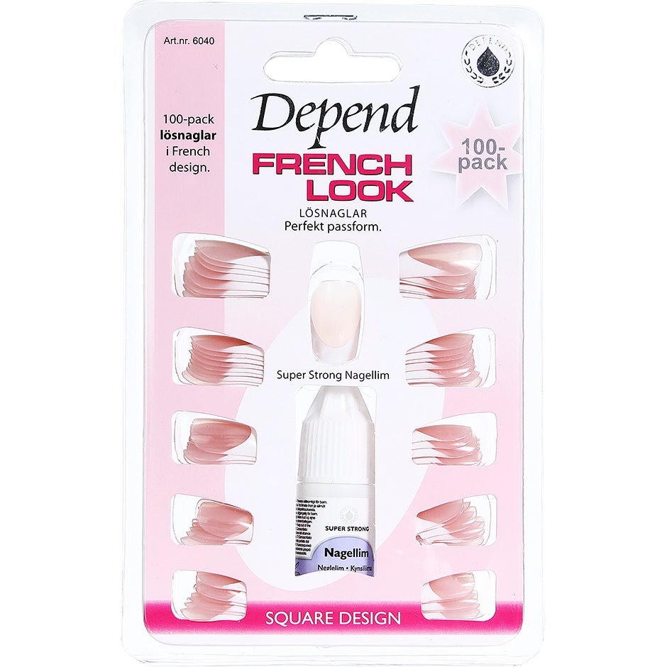 Depend French Look -tekokynnet 100 kpl, Depend Depend Kynsilakat
