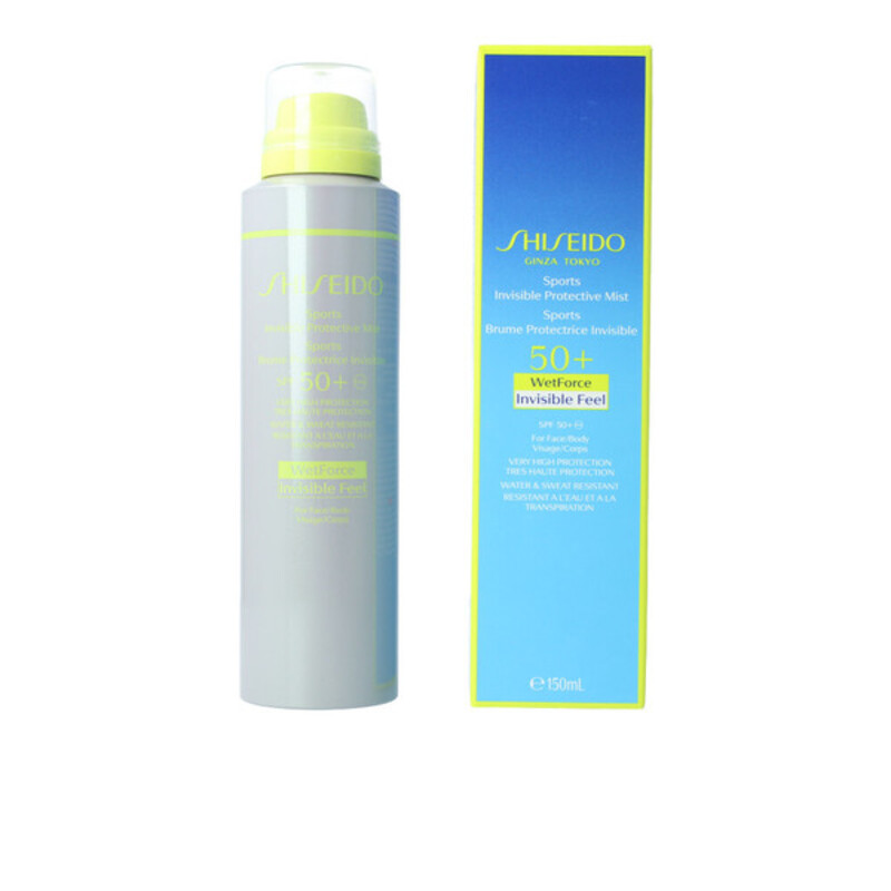Aurinkosuojasuihke Sports Invisible Shiseido Spf 50+ (150 ml)